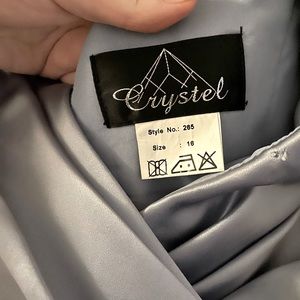 Blue bridesmaid dress